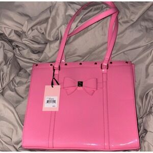 Juicy Couture Pink Lemonade For The Girls Tote Bag Bow Studded 11JCD25JC-MSP NEW